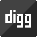 digg, gloss, media, social, square svg vector icon
