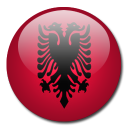 albania,flag,country icon