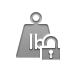 weight,pound,lock,open icon