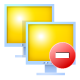 local, network, remove icon