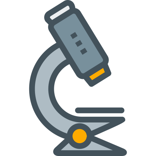Microscope svg vector icon