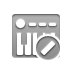 midi,keyboard,cancel icon