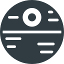 death, star, wars svg vector icon