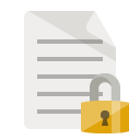 document,lock icon