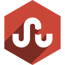 hexagon, media, shadow, social, stumbleupon svg vector icon