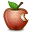 apple, fruit, red icon