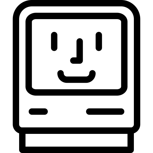 Macintosh svg vector icon