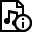 document,music,information,file,paper,info,about icon