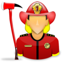 bombero, bomberos, firefighter icon