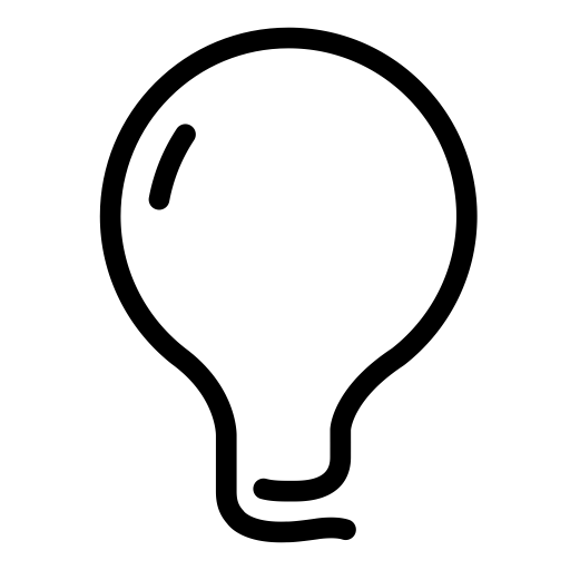 Bulb svg vector icon