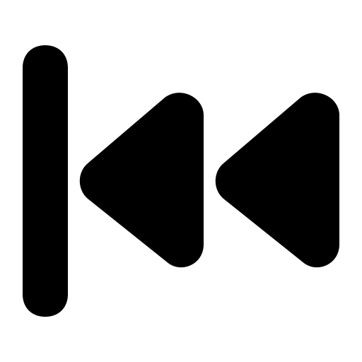 Ic Fast Backward svg vector icon