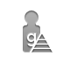 weight,gram,pyramid icon