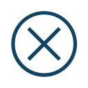 close, no, reject svg vector icon