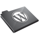 wordpress,grey icon