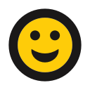 emoji, emot, grin, happy, smile svg vector icon