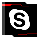 internet, skype, web svg vector icon