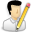 user,edit,write,writing,account,profile,people,human icon