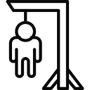 capitol, death, hanging, punishment, sentence svg vector icon