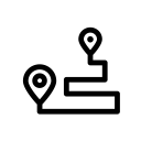 location, map, navigation, pin, position, route svg vector icon