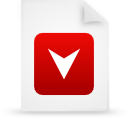 document, file, paper, red icon