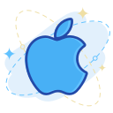 apple, media, social svg vector icon