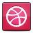 dribbble, social icon