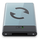 b, graphite, sync icon