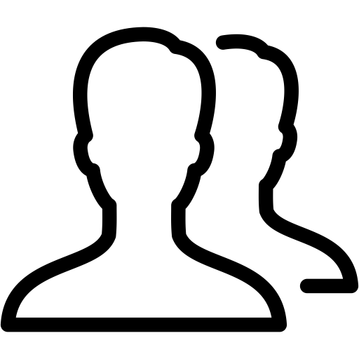 Friends svg vector icon