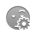 smiley,waiting,gear icon