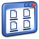 view, windows icon