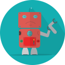 android, broken, mascot, mechanical, metal, robot, robot expression, robotic, space, technology, turn off svg vector icon