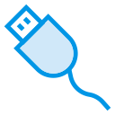 cable, connection, connector, device, plug, tech, usb svg vector icon