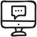 chat, customer, help, online, onlinechat, service, support svg vector icon
