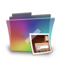 folder,rainbow,picture,photo,pic,image icon