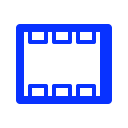 fil, file, footage, media, movie, video, watch svg vector icon