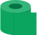 tissue, toilet svg vector icon