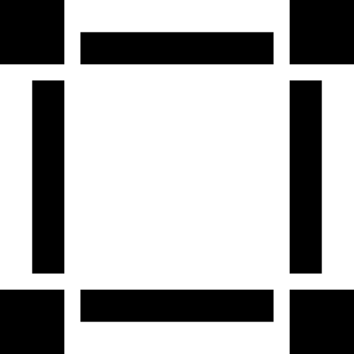Square svg vector icon