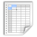 office,spreadsheet,document,paper,file icon