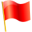 banner, checkbox, ensign, flag, pennant, pennon, red, small flag icon