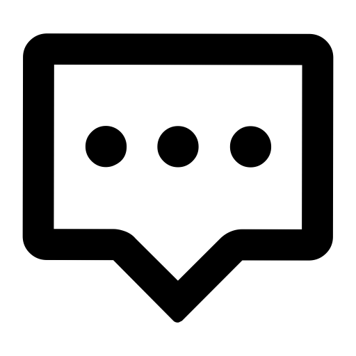 Comment svg vector icon