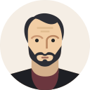 avatar, male, man, mature, old, person, user svg vector icon
