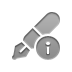 pen,info icon