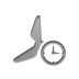 eolic,power,plant,clock icon