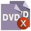 file,format,dvd,cross icon