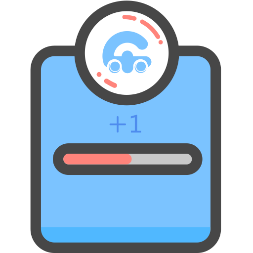 On svg vector icon