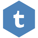 tumblr svg vector icon