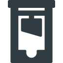 guillotine, halloween svg vector icon