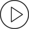 circle, play icon