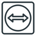 logo, media, social, teamviewer svg vector icon