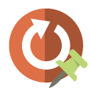 reload,push,pin icon